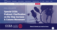 Desktop Screenshot of ccea-nv.org